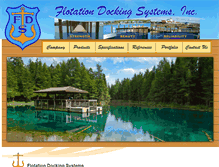 Tablet Screenshot of flotationdocking.com